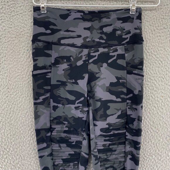 Constantly Varied Gear Leggings Women Extra Small Grey Camo Moto Full Length CVG - Picture 5 of 12